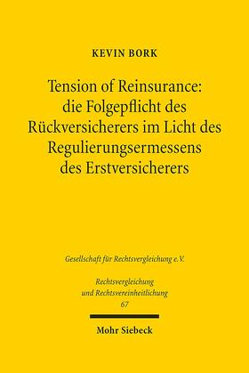 Bork |  Bork, K: Tension of Reinsurance | Buch |  Sack Fachmedien