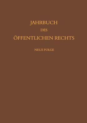 Häberle |  Jahrbuch des öffentlichen Rechts der Gegenwart. Neue Folge | eBook | Sack Fachmedien