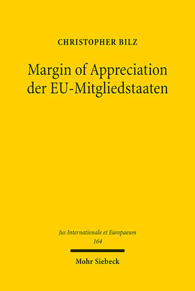 Bilz |  Margin of Appreciation der EU-Mitgliedstaaten | eBook | Sack Fachmedien