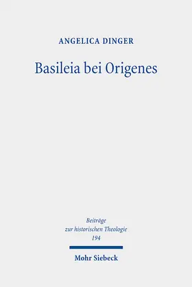 Dinger |  Basileia bei Origenes | eBook | Sack Fachmedien