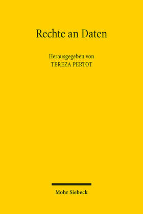 Pertot / Padovini / Schmidt-Kessel |  Rechte an Daten | eBook | Sack Fachmedien