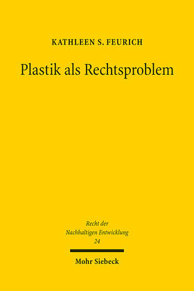 Feurich |  Plastik als Rechtsproblem | eBook | Sack Fachmedien
