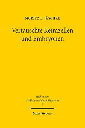 Jäschke |  Jäschke, M: Vertauschte Keimzellen und Embryonen | Buch |  Sack Fachmedien