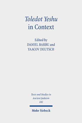 Barbu / Deutsch |  Toledot Yeshu in Context | eBook | Sack Fachmedien