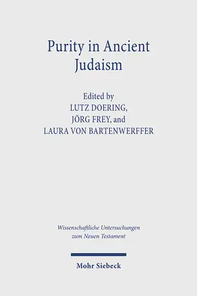 Doering / Frey / von Bartenwerffer |  Purity in Ancient Judaism | Buch |  Sack Fachmedien