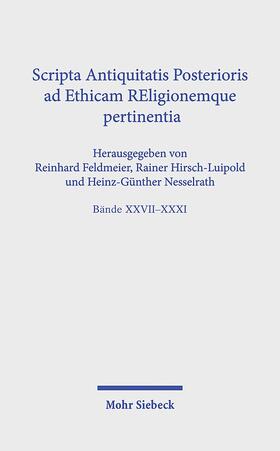 Feldmeier / Hirsch-Luipold / Nesselrath |  SAPERE-Paket, Bände XXVII-XXXI | Buch |  Sack Fachmedien