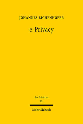 Eichenhofer |  e-Privacy | eBook | Sack Fachmedien