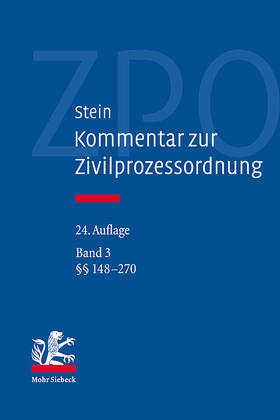Stein / Bork |  Kommentar zur Zivilprozessordnung | Buch |  Sack Fachmedien