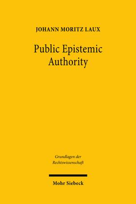 Laux |  Public Epistemic Authority | eBook | Sack Fachmedien