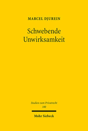 Djurein |  Schwebende Unwirksamkeit | eBook | Sack Fachmedien