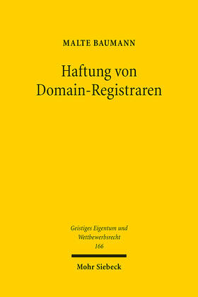 Baumann | Haftung von Domain-Registraren | E-Book | sack.de