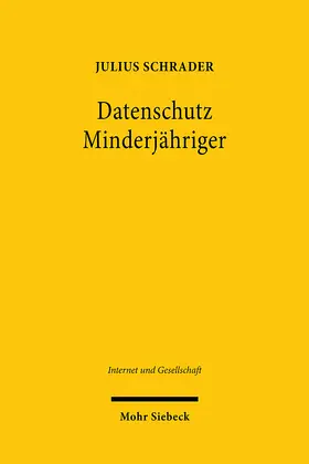 Schrader |  Datenschutz Minderjähriger | eBook | Sack Fachmedien