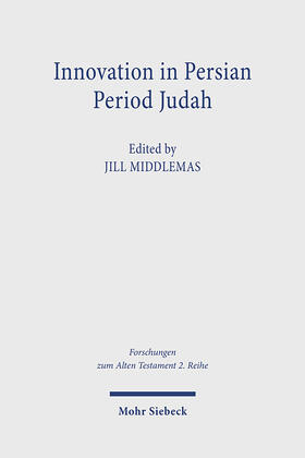 Middlemas |  Innovation in Persian Period Judah | Buch |  Sack Fachmedien