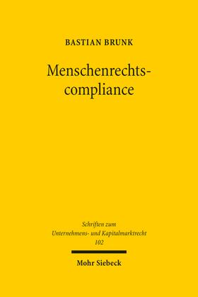 Brunk |  Menschenrechtscompliance | eBook | Sack Fachmedien