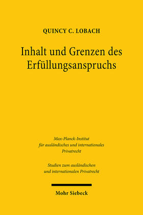 Lobach |  Inhalt und Grenzen des Erfüllungsanspruchs | eBook | Sack Fachmedien