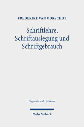 van Oorschot |  Schriftlehre, Schriftauslegung und Schriftgebrauch | eBook | Sack Fachmedien