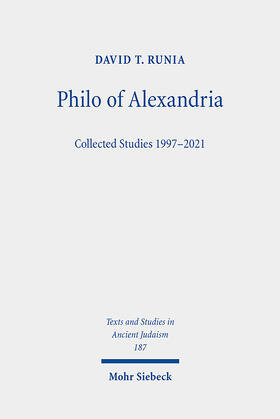 Runia |  Philo of Alexandria | Buch |  Sack Fachmedien