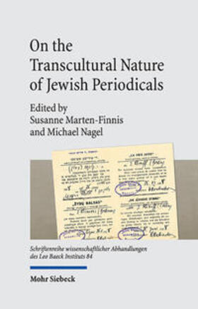 Marten-Finnis / Nagel |  On the Transcultural Nature of Jewish Periodicals | Buch |  Sack Fachmedien