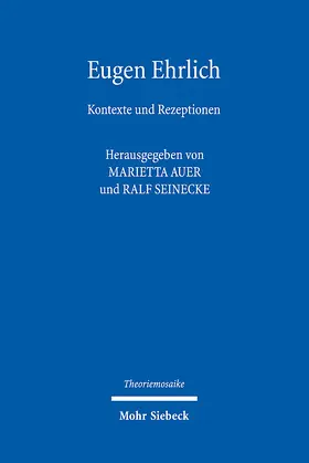 Auer / Seinecke |  Eugen Ehrlich | eBook | Sack Fachmedien