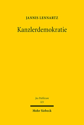 Lennartz | Kanzlerdemokratie | Buch | 978-3-16-162365-3 | sack.de
