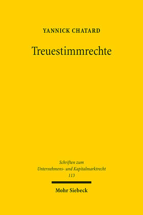 Chatard |  Treuestimmrechte | eBook | Sack Fachmedien