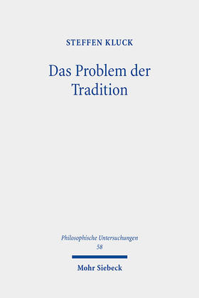 Kluck | Das Problem der Tradition | E-Book | sack.de