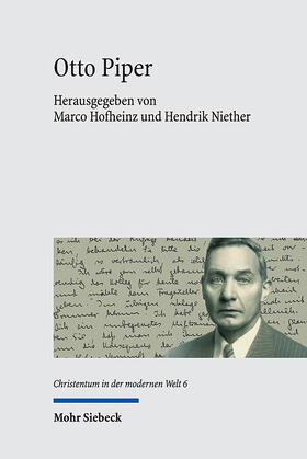 Hofheinz / Niether |  Otto Piper | eBook | Sack Fachmedien