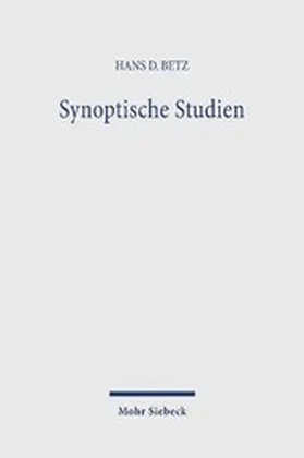 Betz |  Synoptische Studien | eBook | Sack Fachmedien