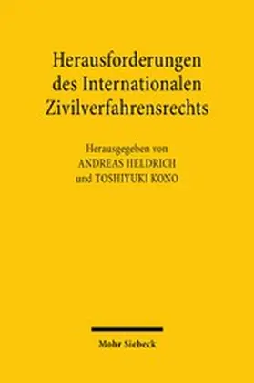 Heldrich / Kono |  Herausforderungen des Internationalen Zivilverfahrensrechts | eBook | Sack Fachmedien