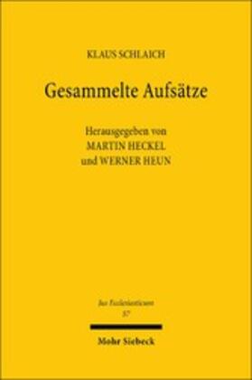 Schlaich / Heckel / Heun |  Gesammelte Aufsätze | eBook | Sack Fachmedien