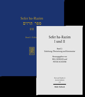 Rebiger / Schäfer |  Sefer ha-Razim I und II - Das Buch der Geheimnisse I und II | Buch |  Sack Fachmedien