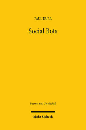 Dürr |  Social Bots | Buch |  Sack Fachmedien