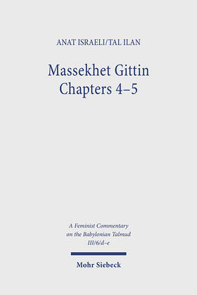 Israeli / Ilan / Yisre?eli |  Massekhet Gittin Chapters 4-5 | Buch |  Sack Fachmedien