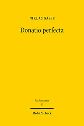 Gasse |  Donatio perfecta | eBook | Sack Fachmedien