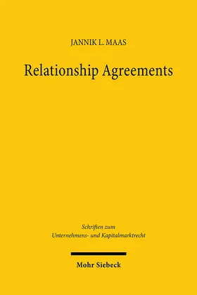 Maas |  Relationship Agreements | eBook | Sack Fachmedien