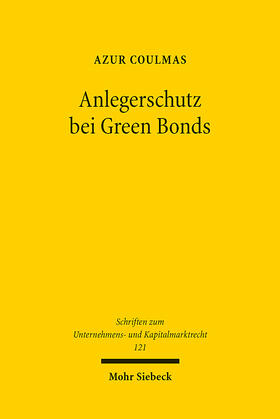 Coulmas |  Anlegerschutz bei Green Bonds | Buch |  Sack Fachmedien