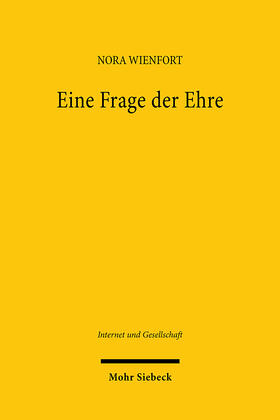 Wienfort |  Eine Frage der Ehre | Buch |  Sack Fachmedien