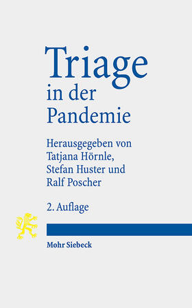Hörnle / Huster / Poscher |  Triage in der Pandemie | eBook | Sack Fachmedien