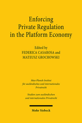 Casarosa / Grochowski |  Enforcing Private Regulation in the Platform Economy | Buch |  Sack Fachmedien