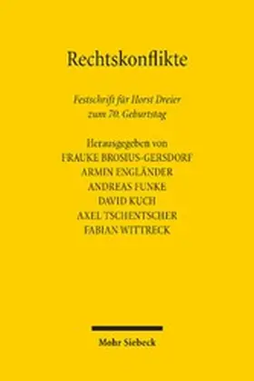 Brosius-Gersdorf / Engländer / Funke |  Rechtskonflikte | eBook | Sack Fachmedien