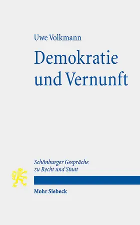 Volkmann |  Demokratie und Vernunft | Buch |  Sack Fachmedien