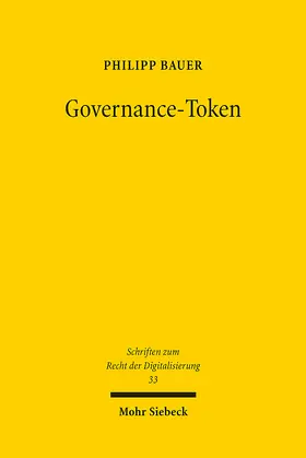 Bauer |  Governance-Token | Buch |  Sack Fachmedien