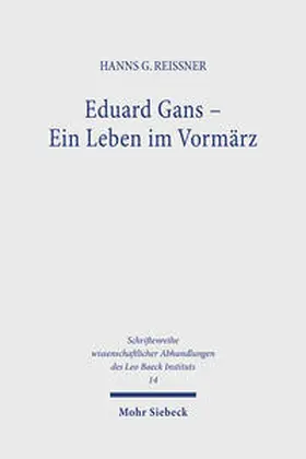 Reissner |  Eduard Gans | Buch |  Sack Fachmedien