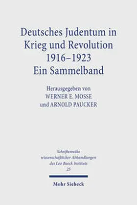 Mosse / Paucker |  Deutsches Judentum in Krieg und Revolution 1916-1923 | Buch |  Sack Fachmedien