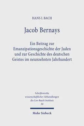 Bach |  Jacob Bernays | Buch |  Sack Fachmedien