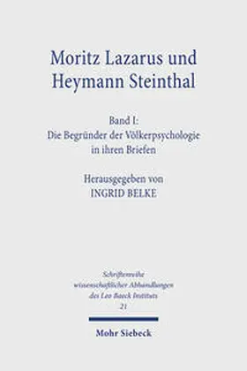 Belke | Moritz Lazarus und Heymann Steinthal | Buch | 978-3-16-930382-3 | sack.de