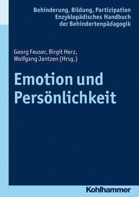 Jantzen / Feuser / Herz |  Emotionen und Persönlichkeit | Buch |  Sack Fachmedien