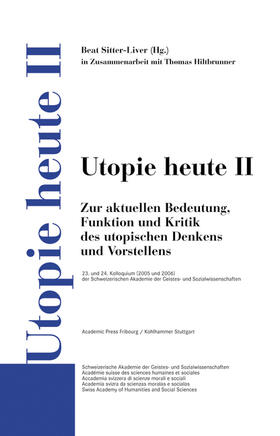 Sitter-Liver |  Utopie heute II | Buch |  Sack Fachmedien