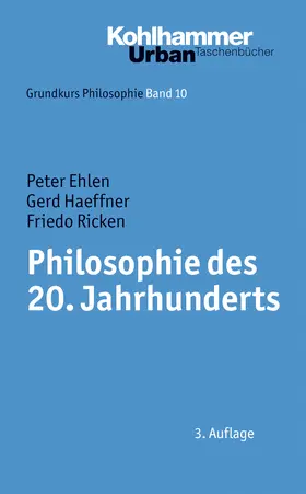 Ehlen / Haeffner / Ricken |  Philosophie des 20. Jahrhunderts | Buch |  Sack Fachmedien