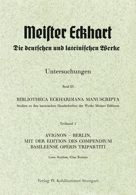 Rubino / Sturlese |  Bibliotheca Eckhardiana Manuscripta | Buch |  Sack Fachmedien